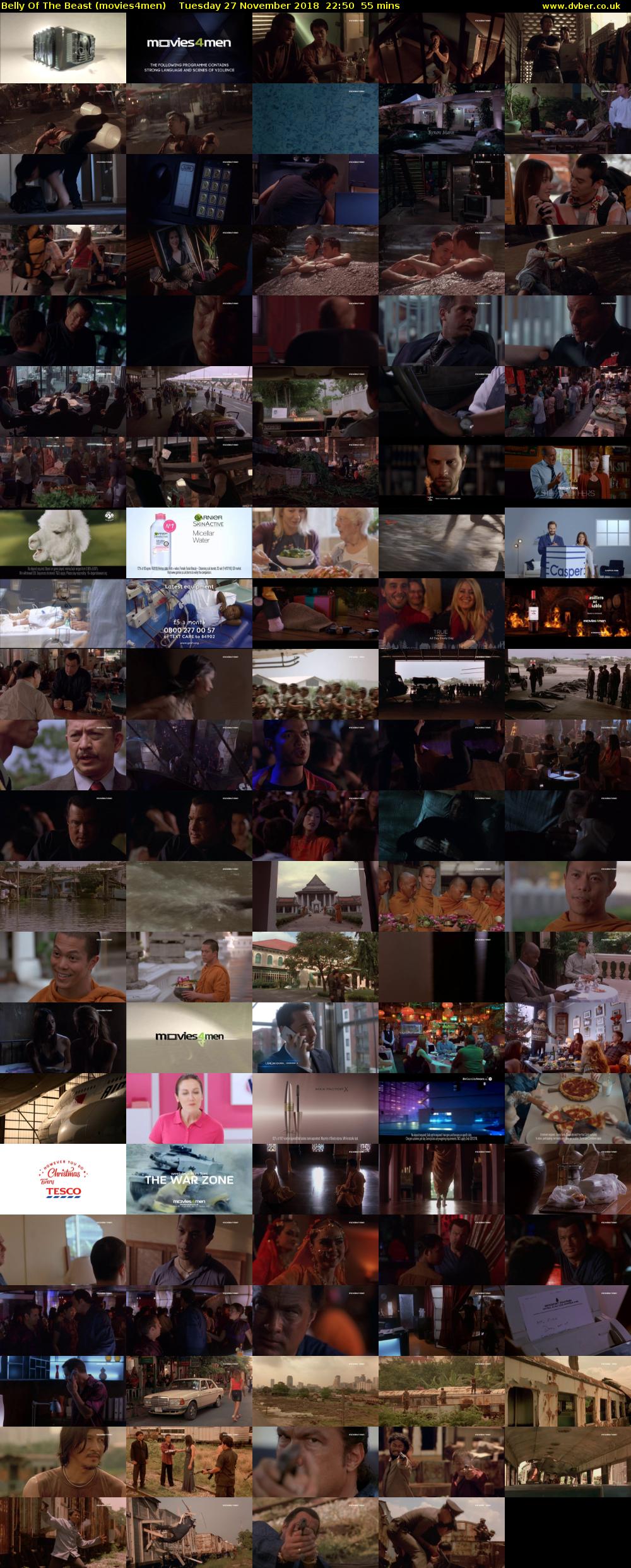 Belly Of The Beast (movies4men) Tuesday 27 November 2018 22:50 - 23:45