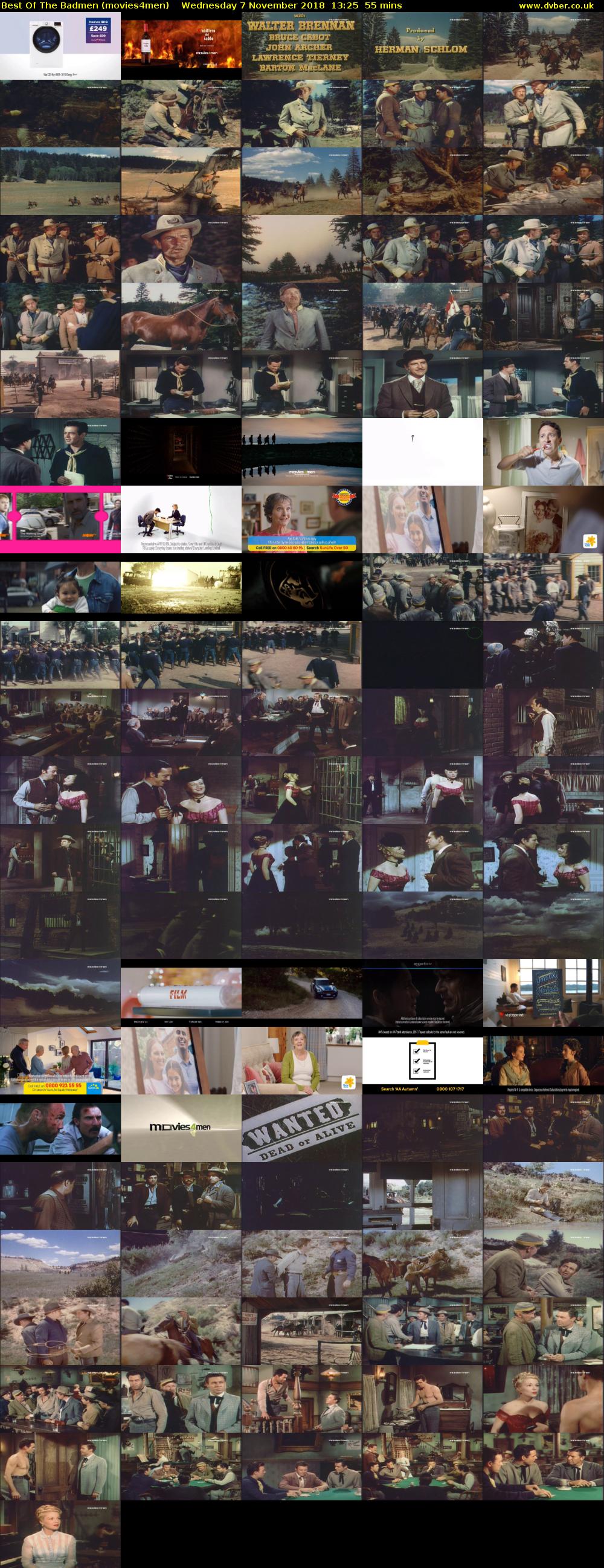 Best Of The Badmen (movies4men) Wednesday 7 November 2018 13:25 - 14:20