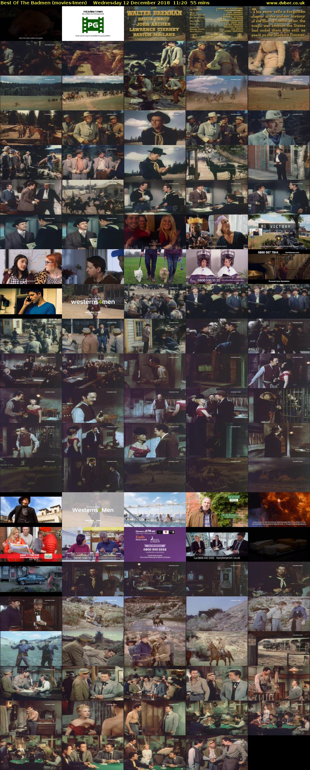 Best Of The Badmen (movies4men) Wednesday 12 December 2018 11:20 - 12:15