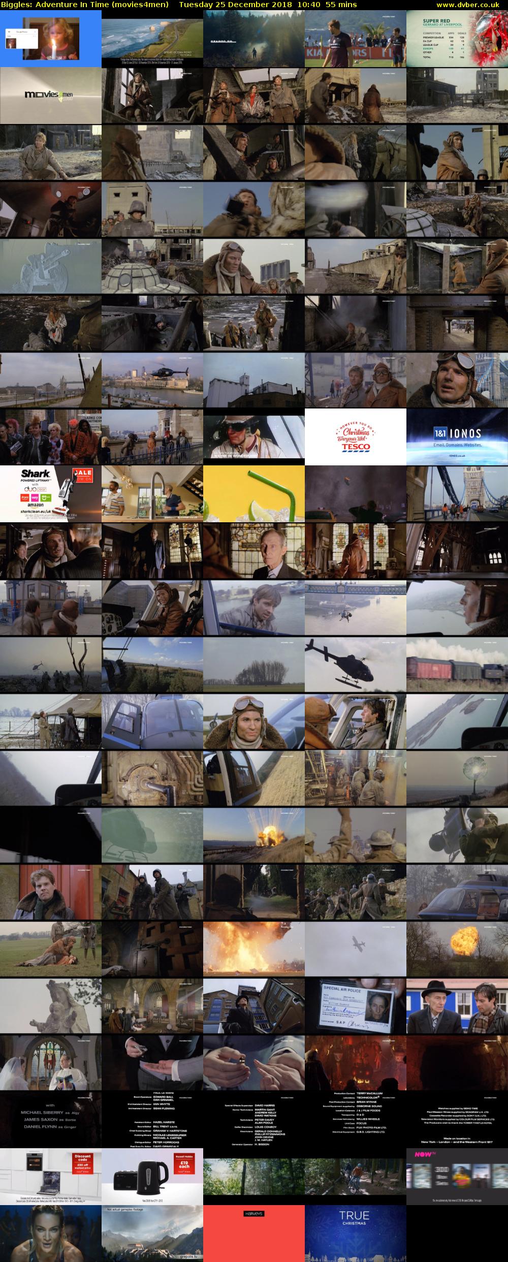 Biggles: Adventure In Time (movies4men) Tuesday 25 December 2018 10:40 - 11:35