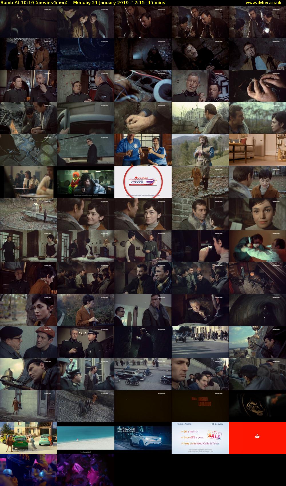 Bomb At 10:10 (movies4men) Monday 21 January 2019 17:15 - 18:00
