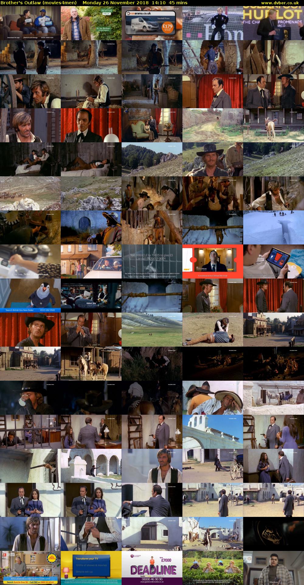 Brother's Outlaw (movies4men) Monday 26 November 2018 14:10 - 14:55