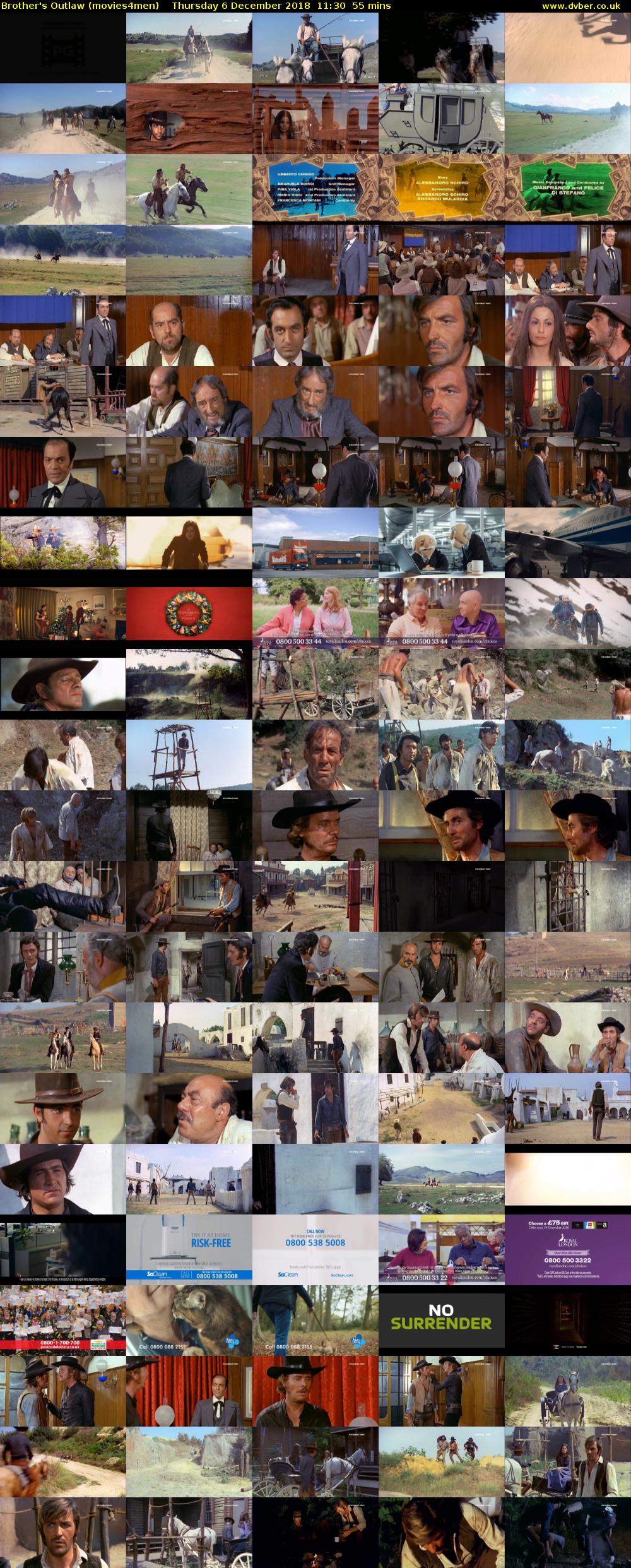 Brother's Outlaw (movies4men) Thursday 6 December 2018 11:30 - 12:25