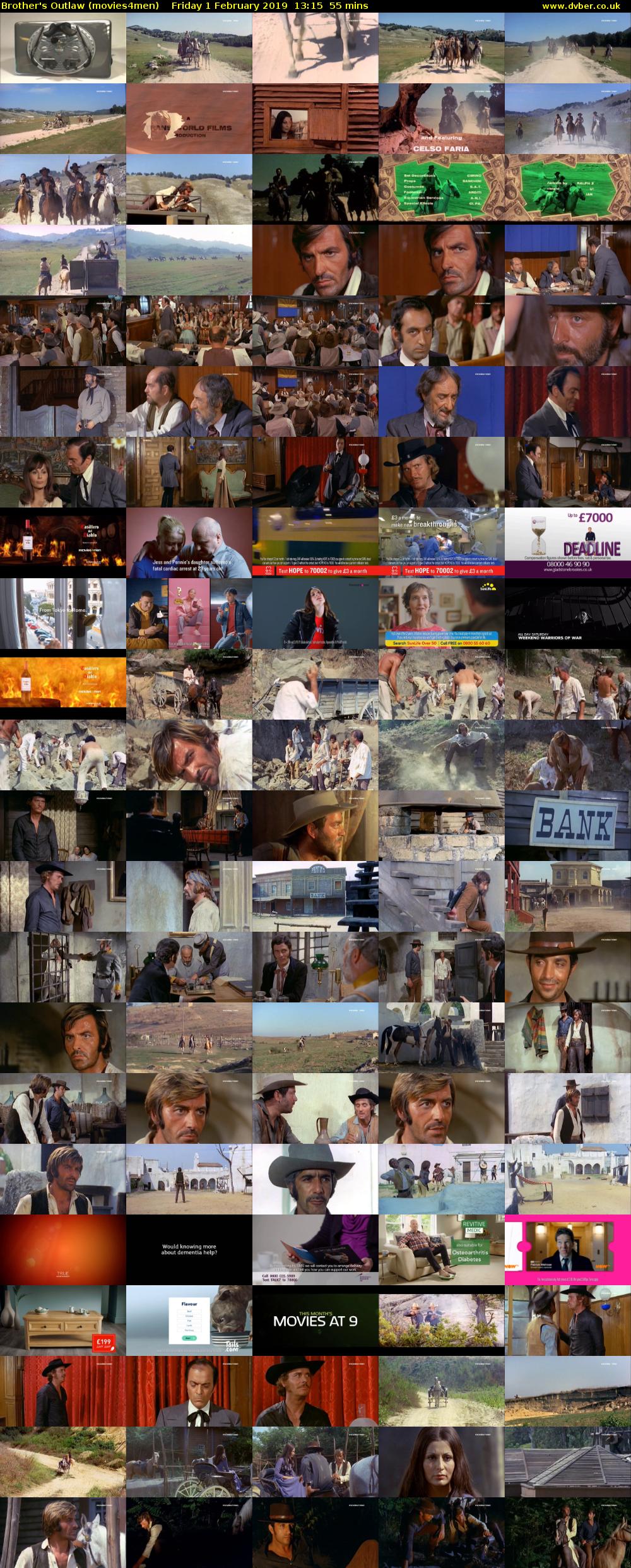 Brother's Outlaw (movies4men) Friday 1 February 2019 13:15 - 14:10