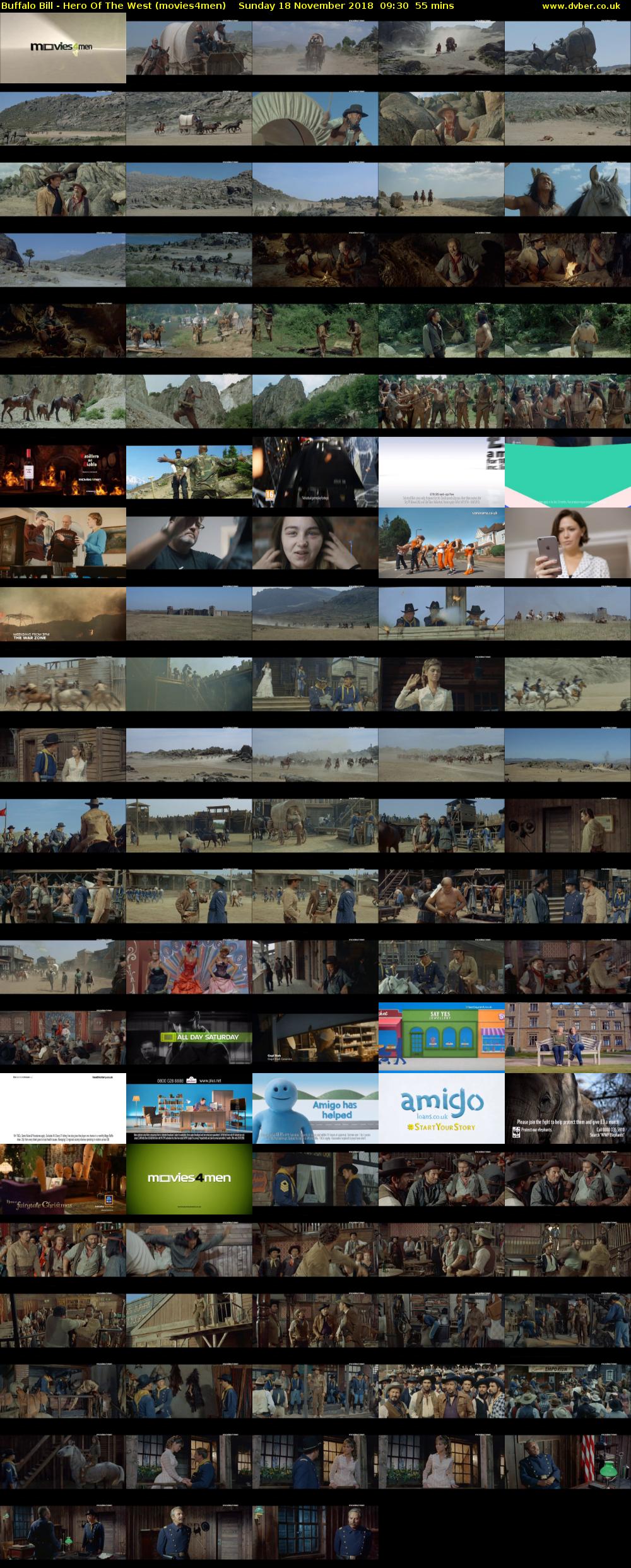 Buffalo Bill - Hero Of The West (movies4men) Sunday 18 November 2018 09:30 - 10:25