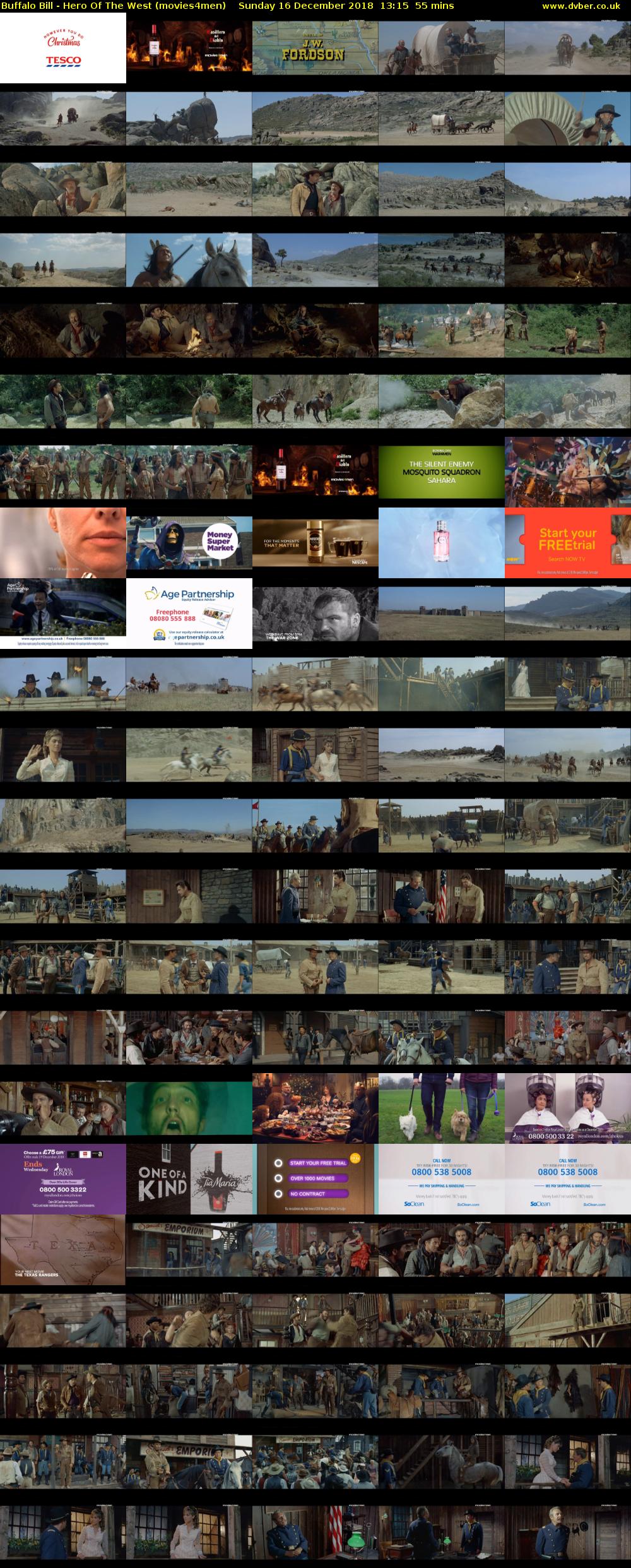 Buffalo Bill - Hero Of The West (movies4men) Sunday 16 December 2018 13:15 - 14:10