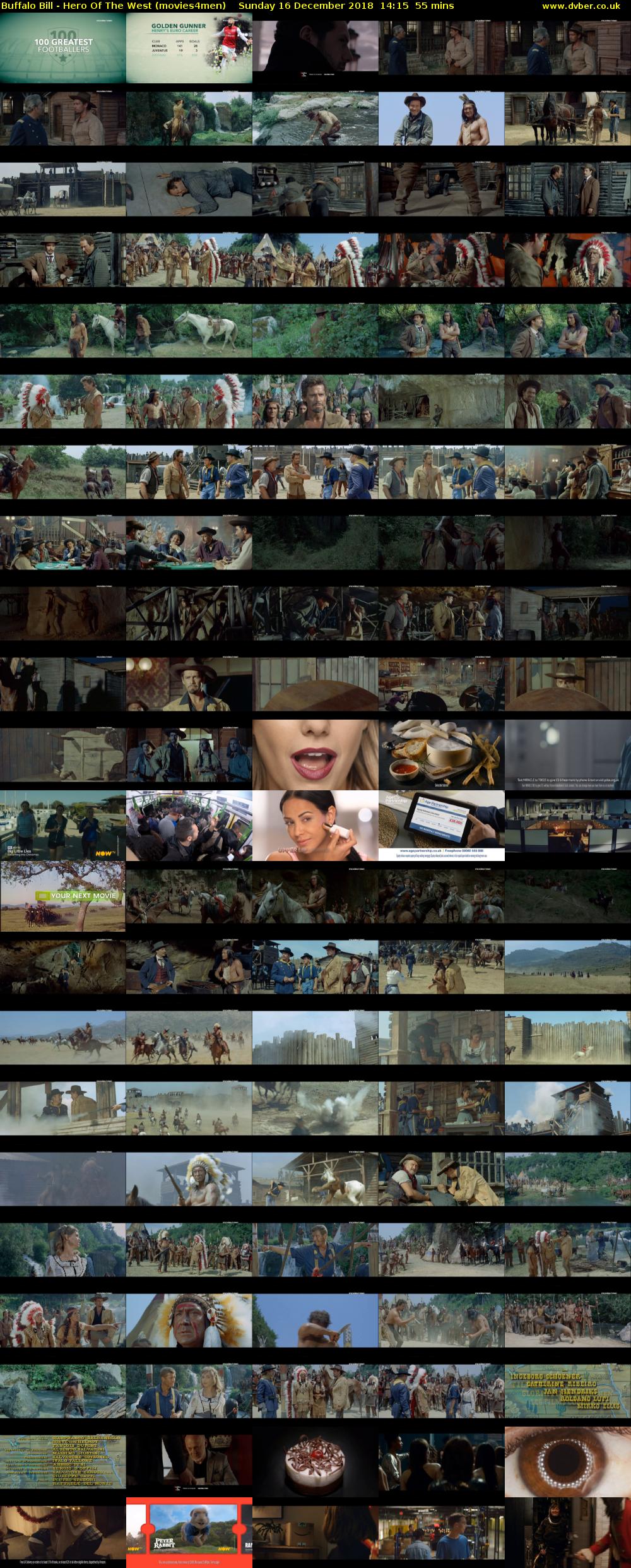 Buffalo Bill - Hero Of The West (movies4men) Sunday 16 December 2018 14:15 - 15:10