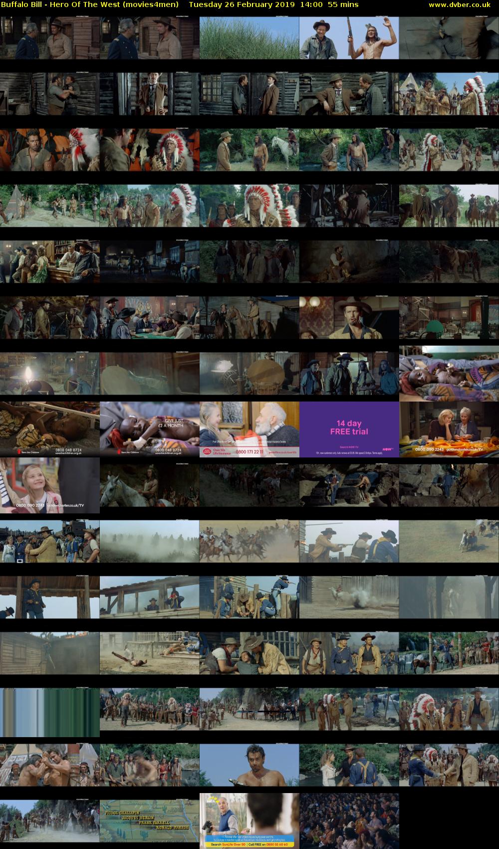Buffalo Bill - Hero Of The West (movies4men) Tuesday 26 February 2019 14:00 - 14:55
