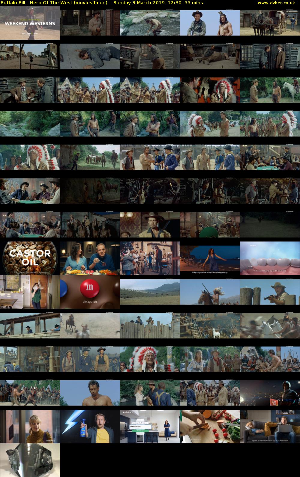Buffalo Bill - Hero Of The West (movies4men) Sunday 3 March 2019 12:30 - 13:25