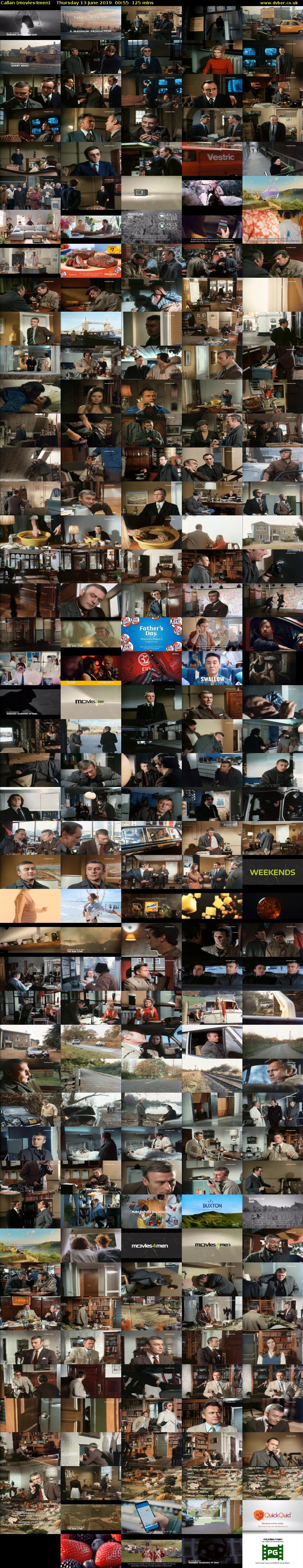 Callan (movies4men) Thursday 13 June 2019 00:55 - 03:00