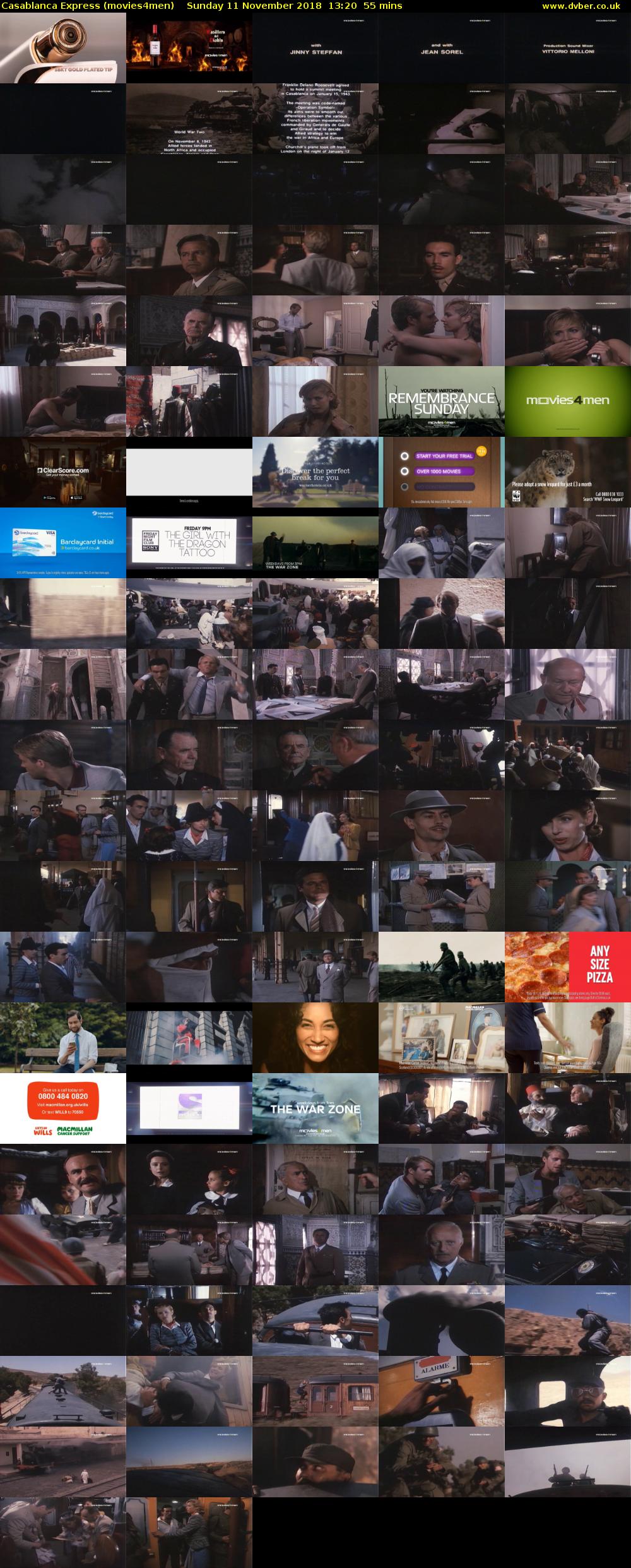 Casablanca Express (movies4men) Sunday 11 November 2018 13:20 - 14:15