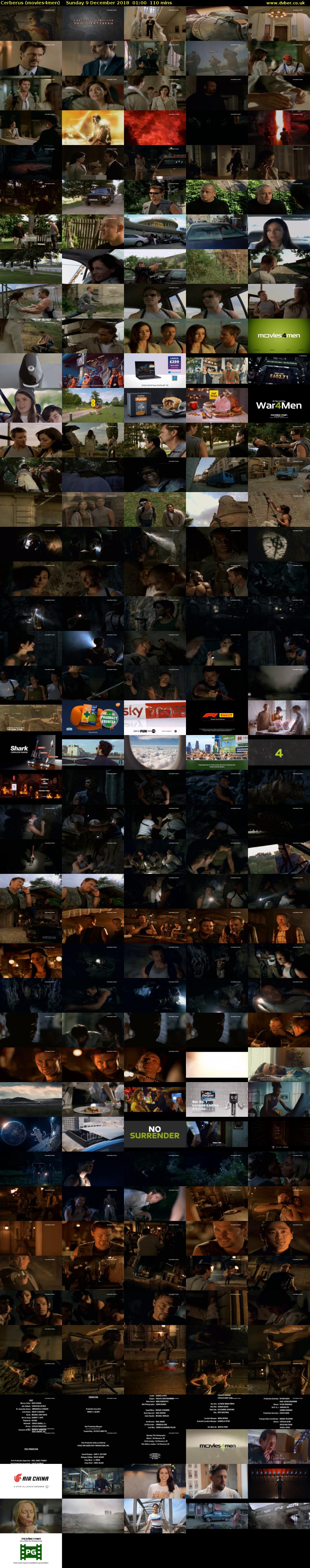 Cerberus (movies4men) Sunday 9 December 2018 01:00 - 02:50