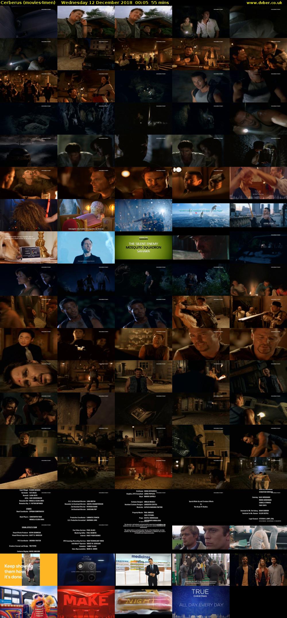 Cerberus (movies4men) Wednesday 12 December 2018 00:05 - 01:00