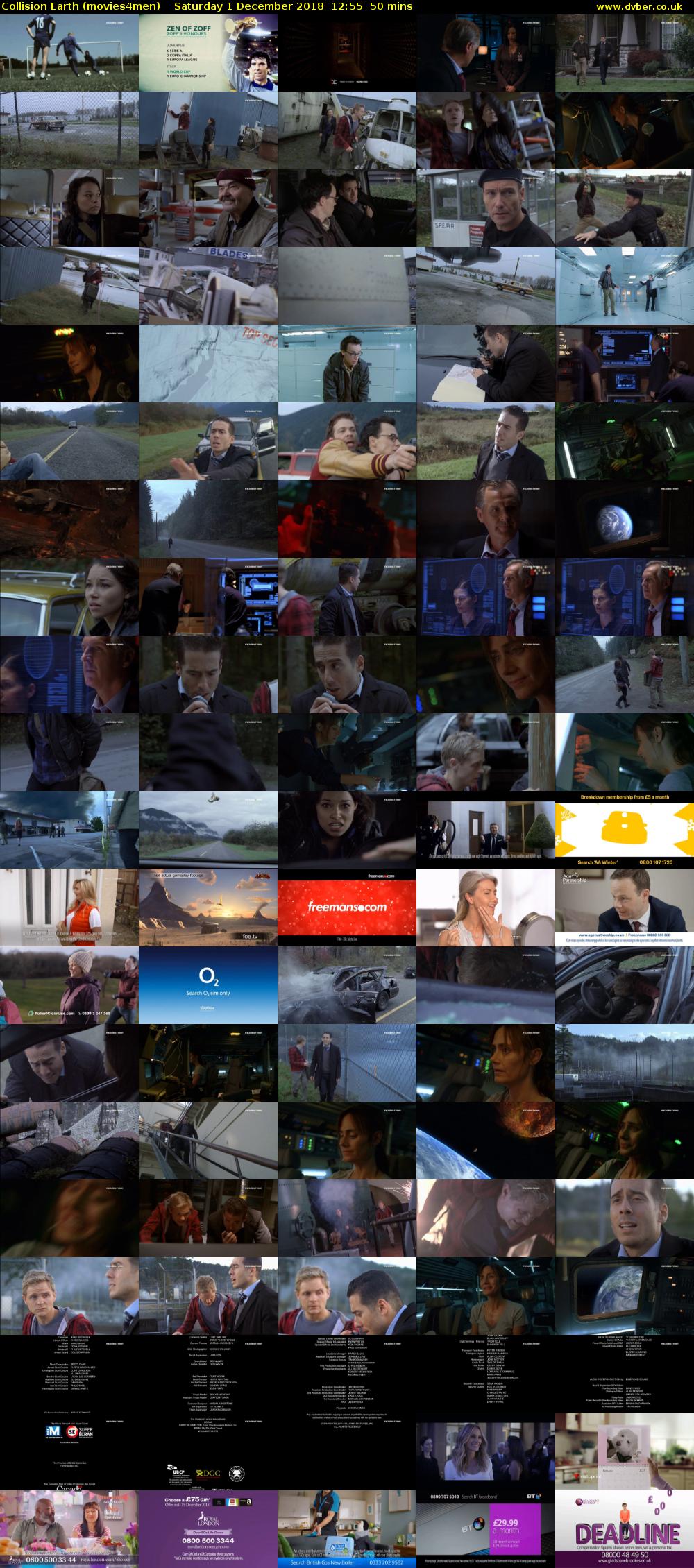 Collision Earth (movies4men) Saturday 1 December 2018 12:55 - 13:45