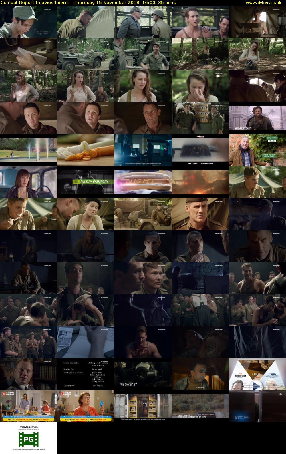 Combat Report (movies4men) Thursday 15 November 2018 16:00 - 16:35