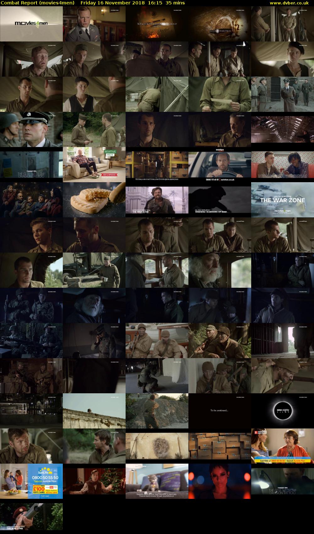 Combat Report (movies4men) Friday 16 November 2018 16:15 - 16:50