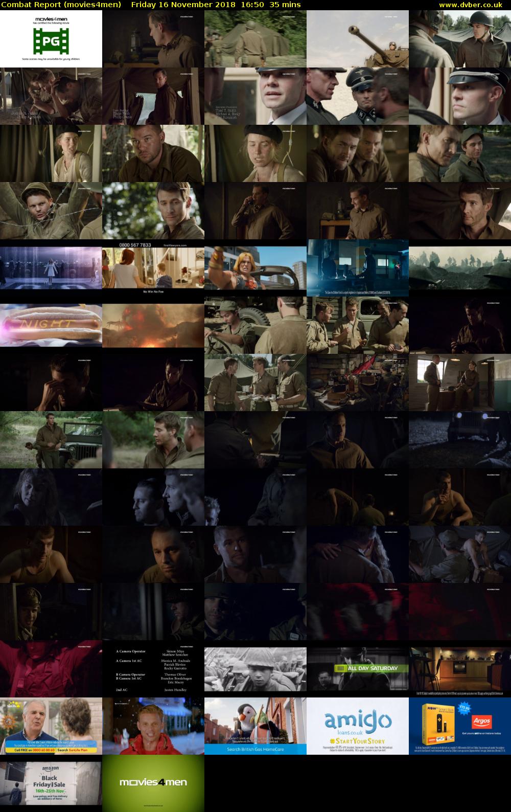 Combat Report (movies4men) Friday 16 November 2018 16:50 - 17:25
