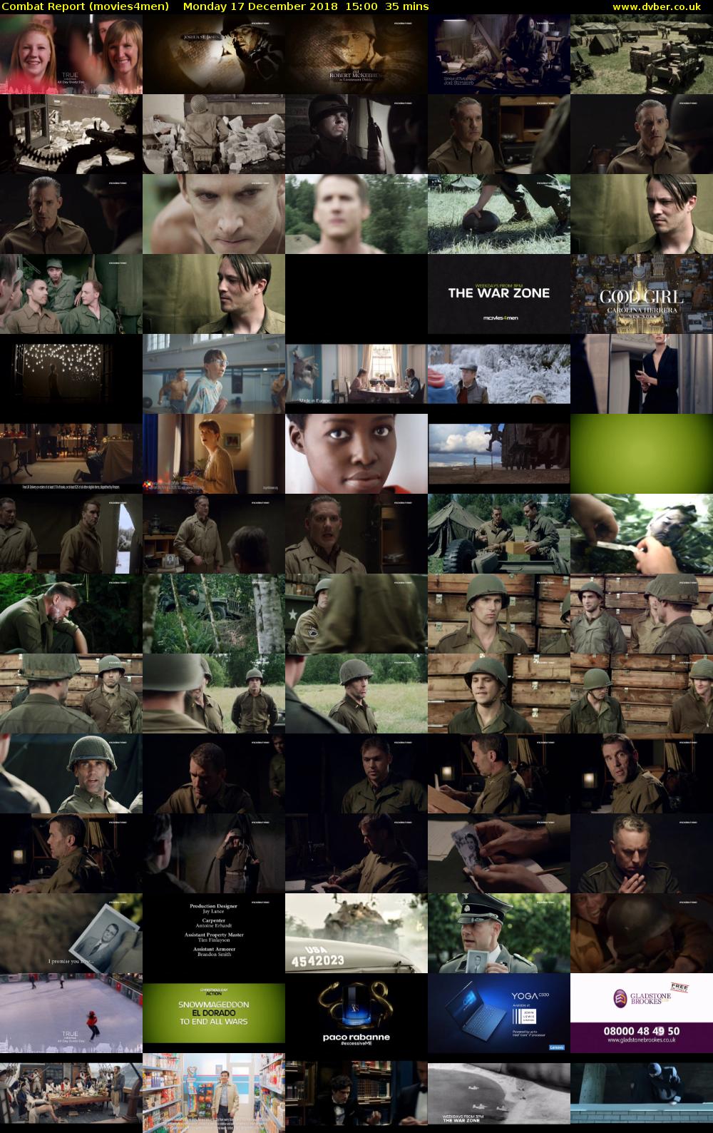 Combat Report (movies4men) Monday 17 December 2018 15:00 - 15:35