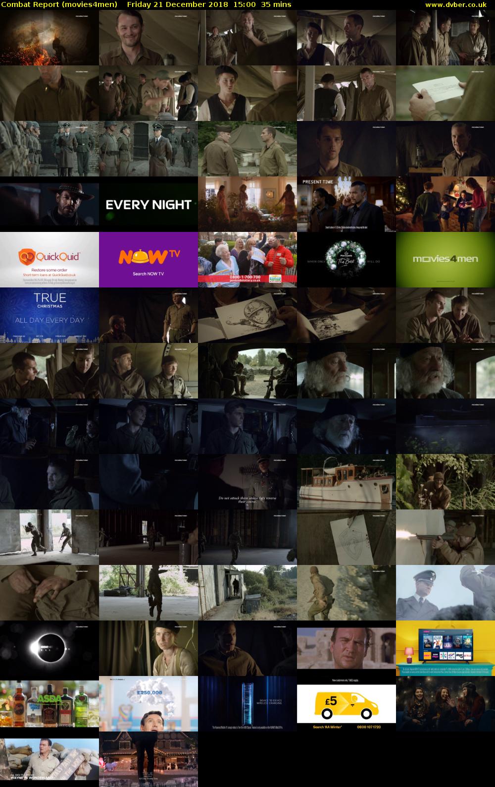 Combat Report (movies4men) Friday 21 December 2018 15:00 - 15:35