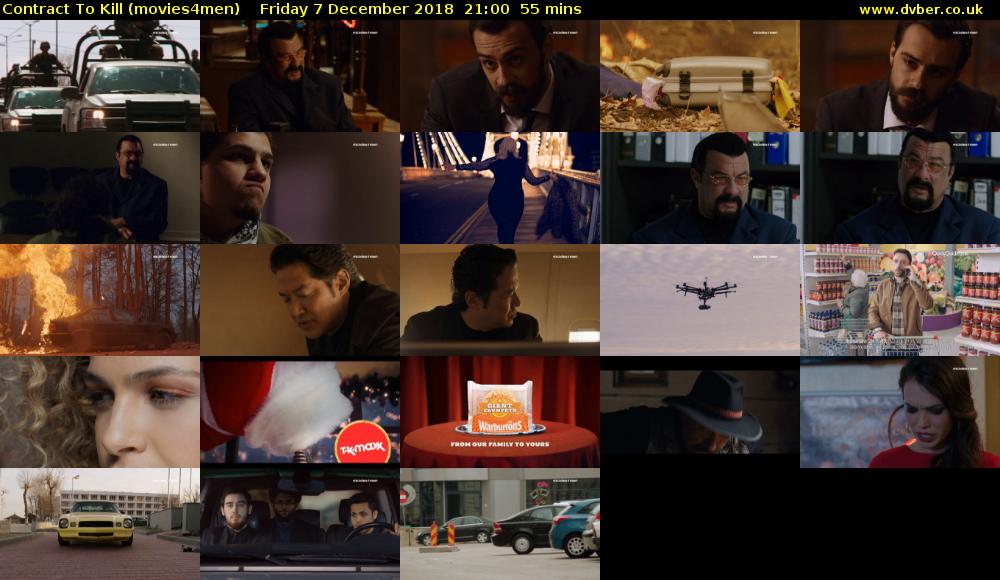 Contract To Kill (movies4men) Friday 7 December 2018 21:00 - 21:55