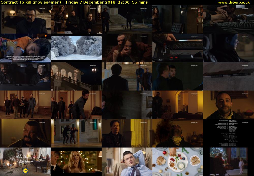 Contract To Kill (movies4men) Friday 7 December 2018 22:00 - 22:55