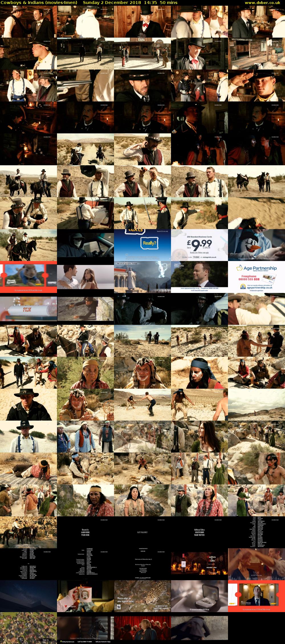 Cowboys & Indians (movies4men) Sunday 2 December 2018 14:35 - 15:25