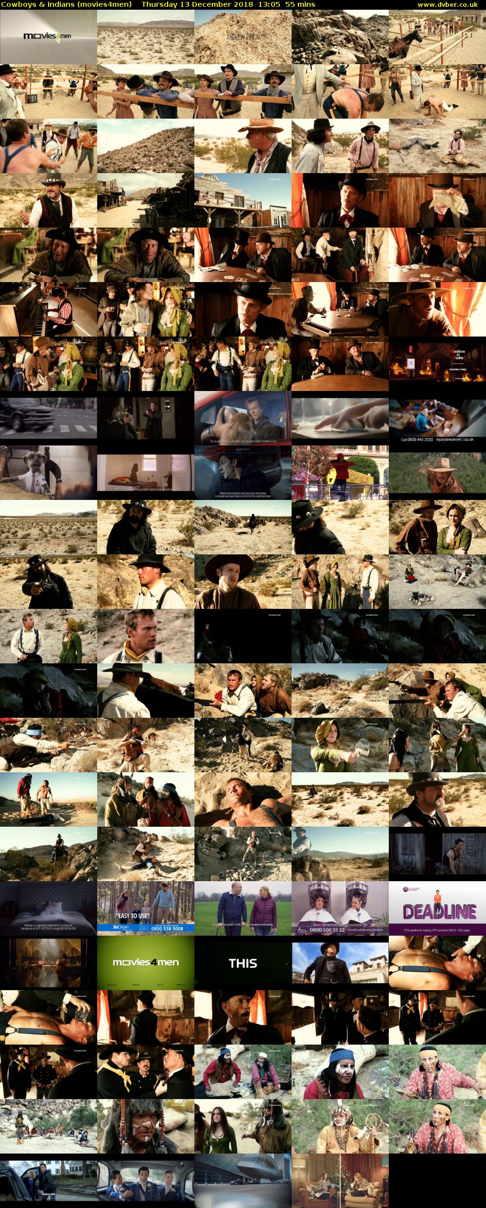 Cowboys & Indians (movies4men) Thursday 13 December 2018 13:05 - 14:00