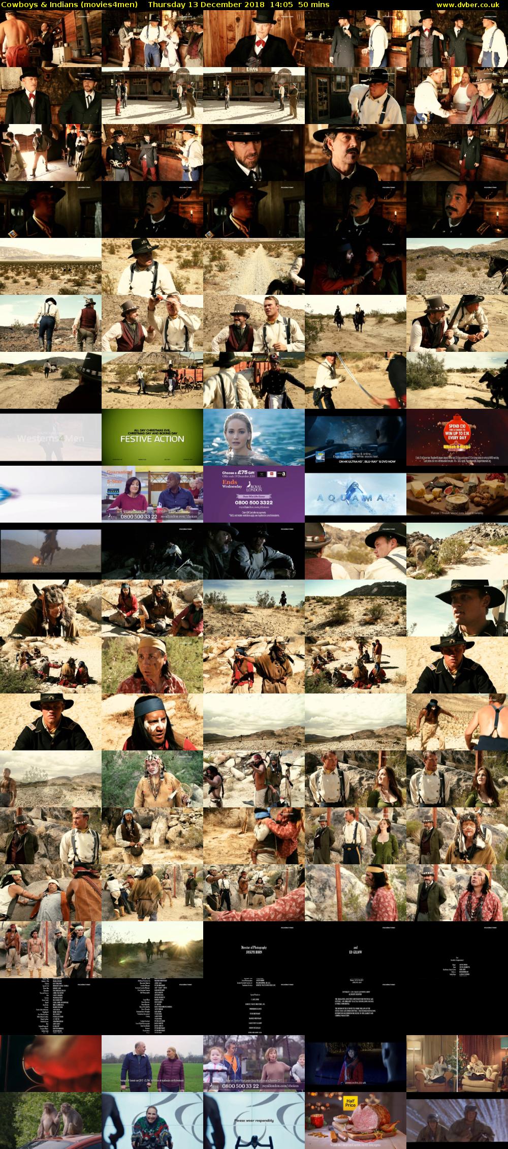 Cowboys & Indians (movies4men) Thursday 13 December 2018 14:05 - 14:55