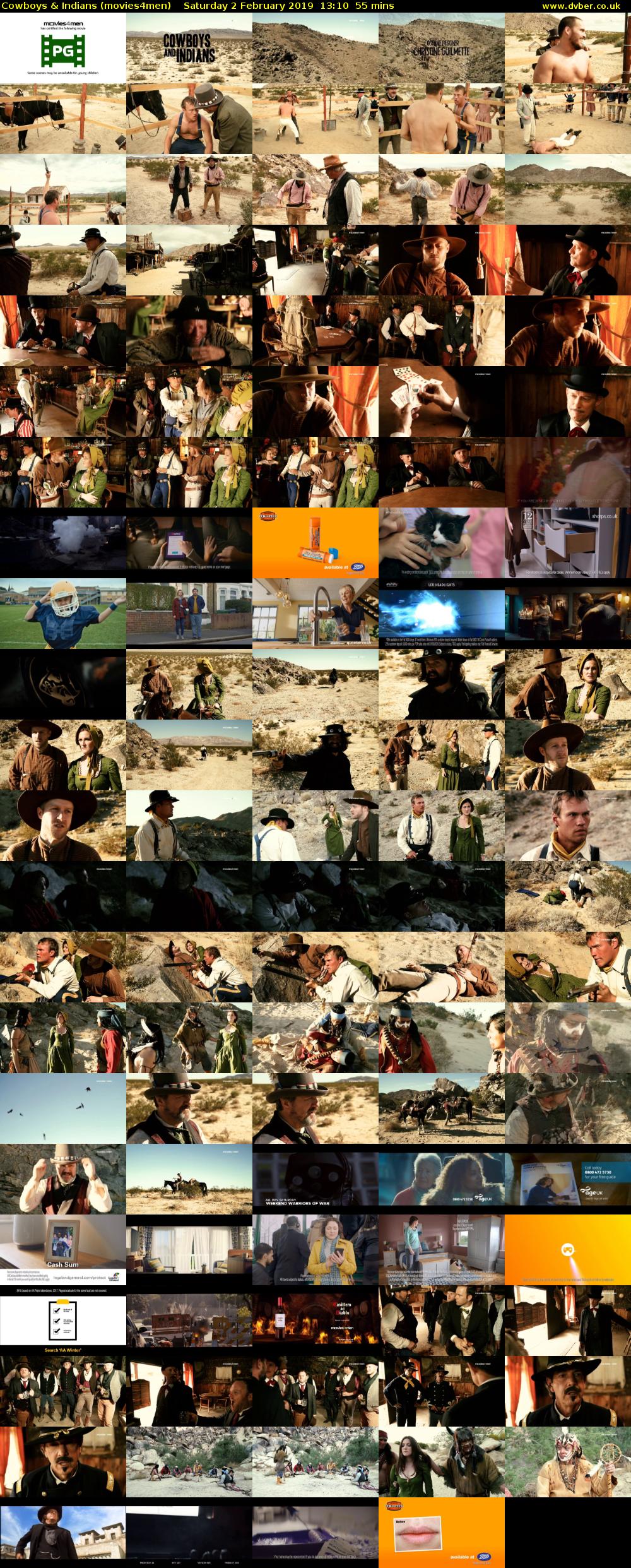 Cowboys & Indians (movies4men) Saturday 2 February 2019 13:10 - 14:05