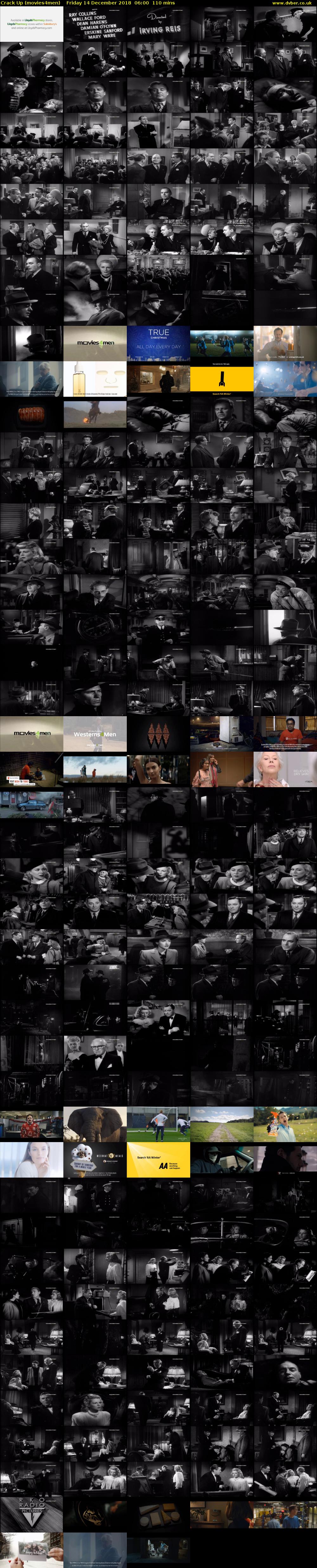 Crack Up (movies4men) Friday 14 December 2018 06:00 - 07:50