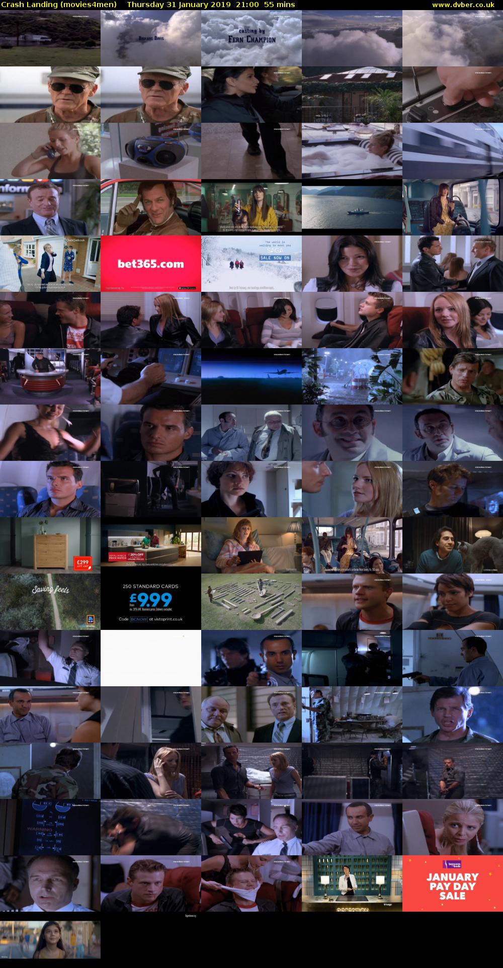 Crash Landing (movies4men) Thursday 31 January 2019 21:00 - 21:55