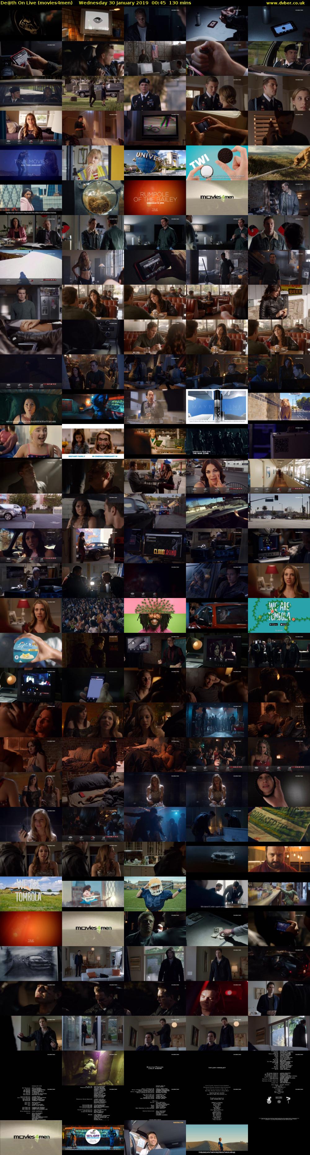 De@th On Live (movies4men) Wednesday 30 January 2019 00:45 - 02:55