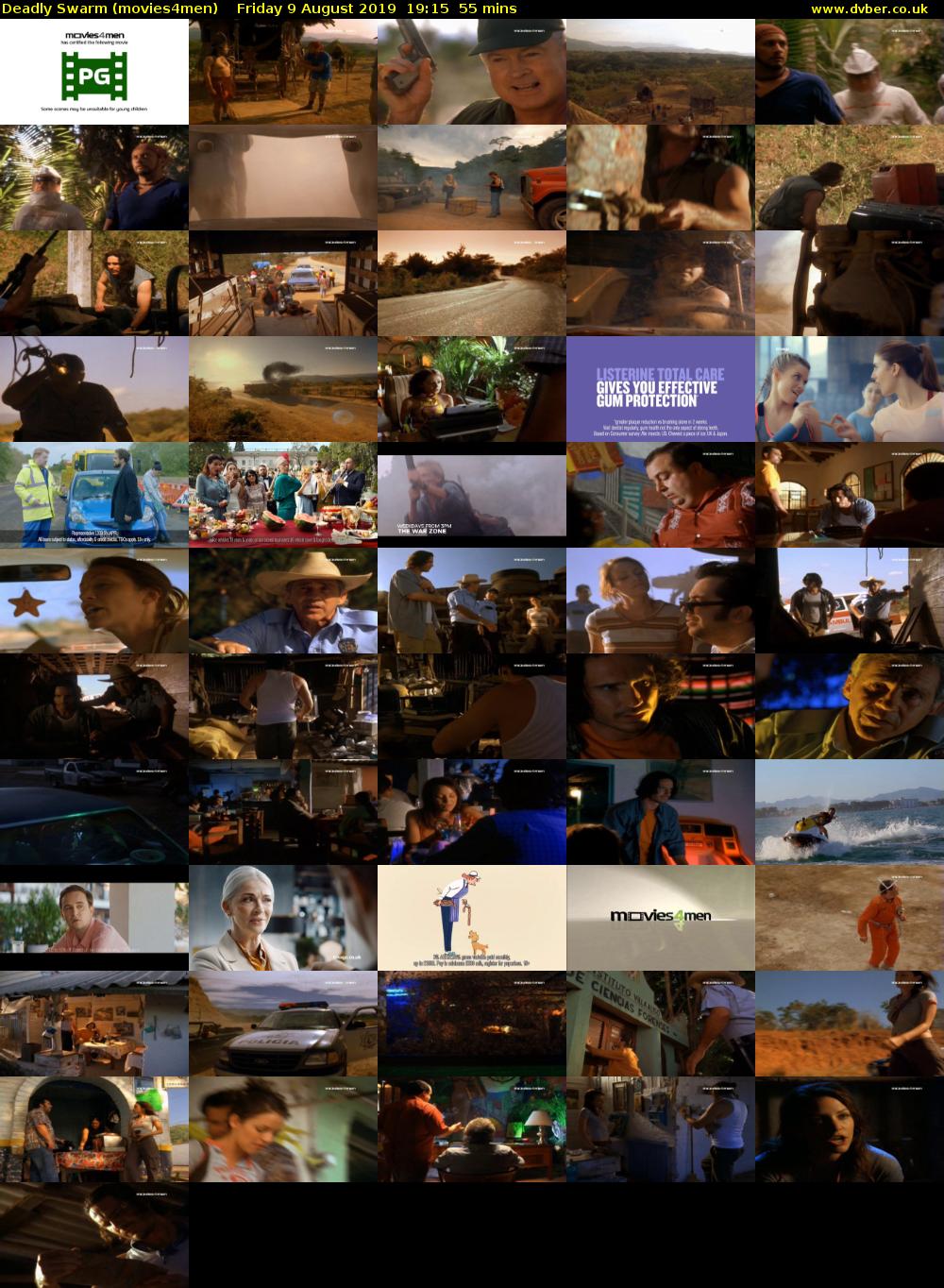 Deadly Swarm (movies4men) Friday 9 August 2019 19:15 - 20:10