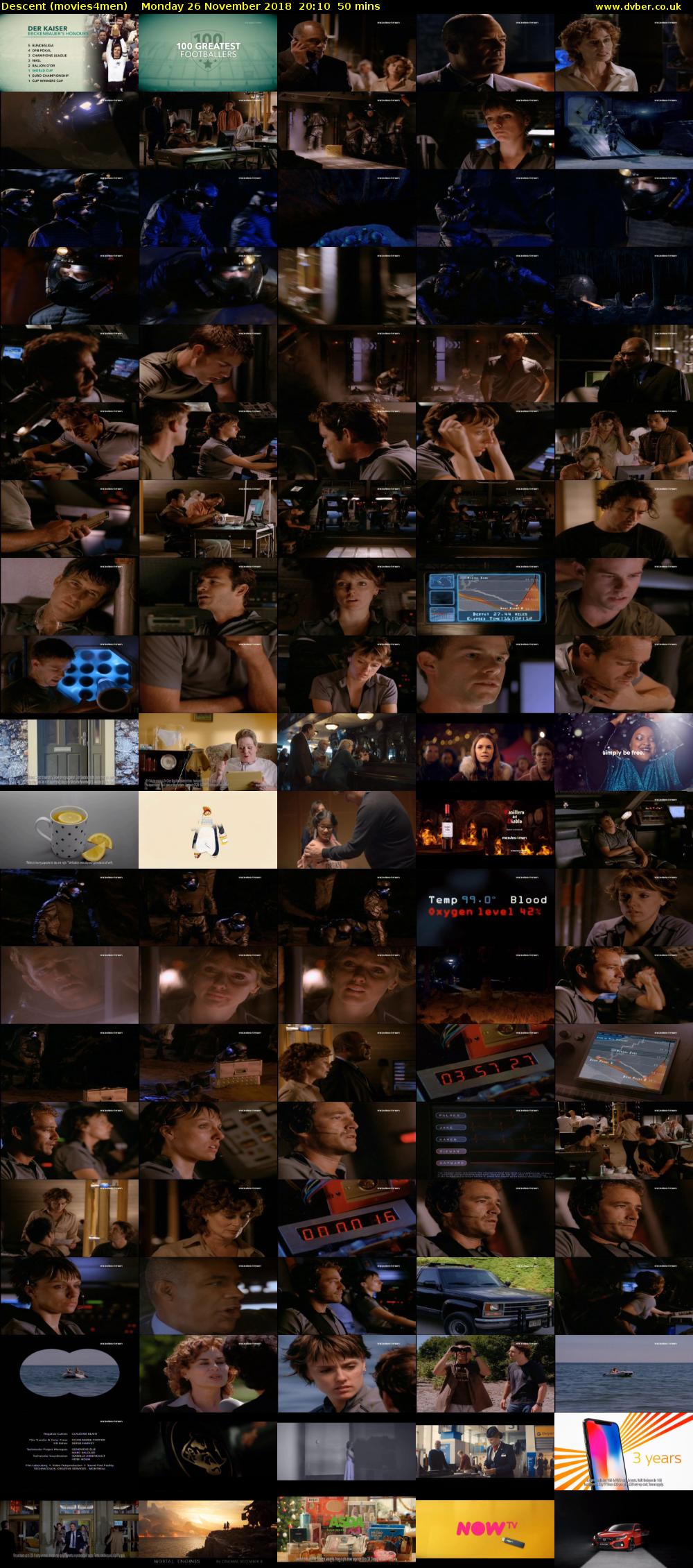 Descent (movies4men) Monday 26 November 2018 20:10 - 21:00