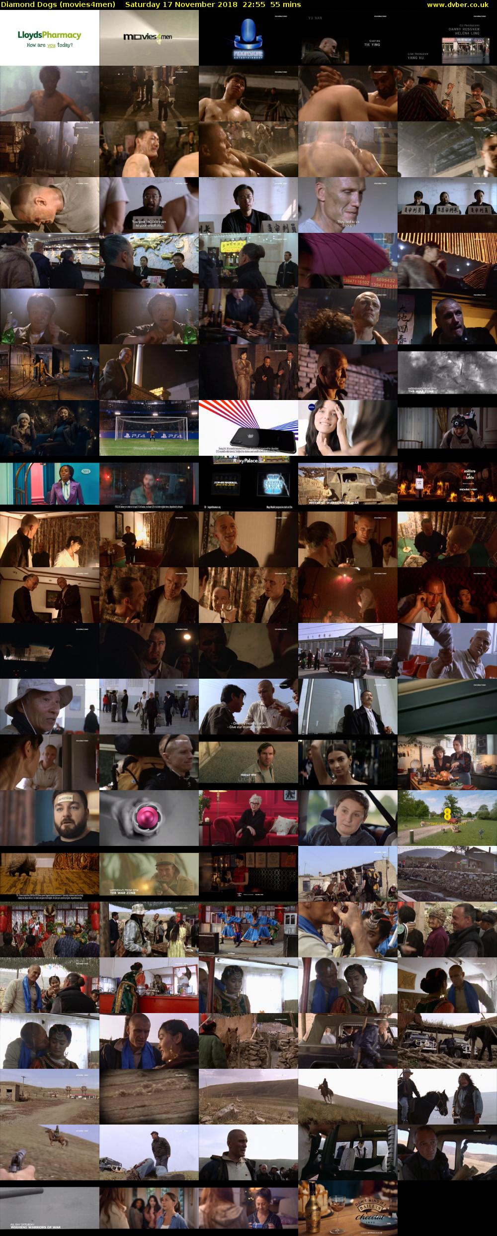 Diamond Dogs (movies4men) Saturday 17 November 2018 22:55 - 23:50