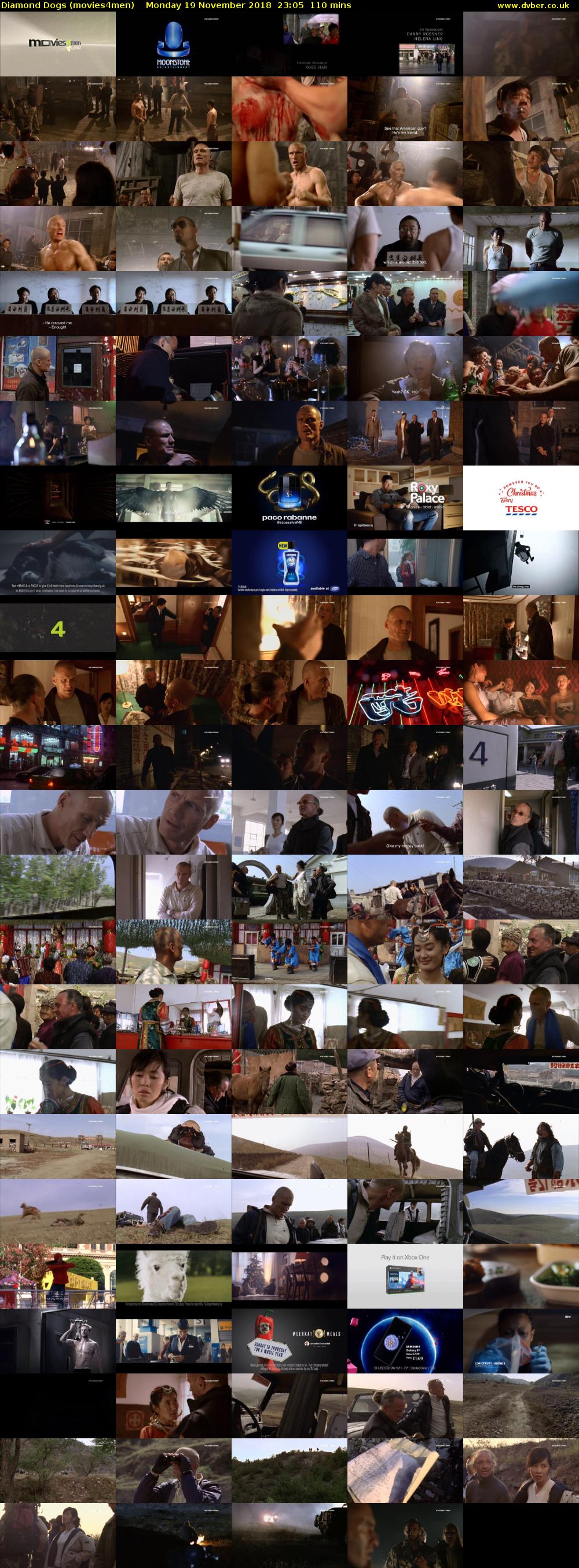 Diamond Dogs (movies4men) Monday 19 November 2018 23:05 - 00:55