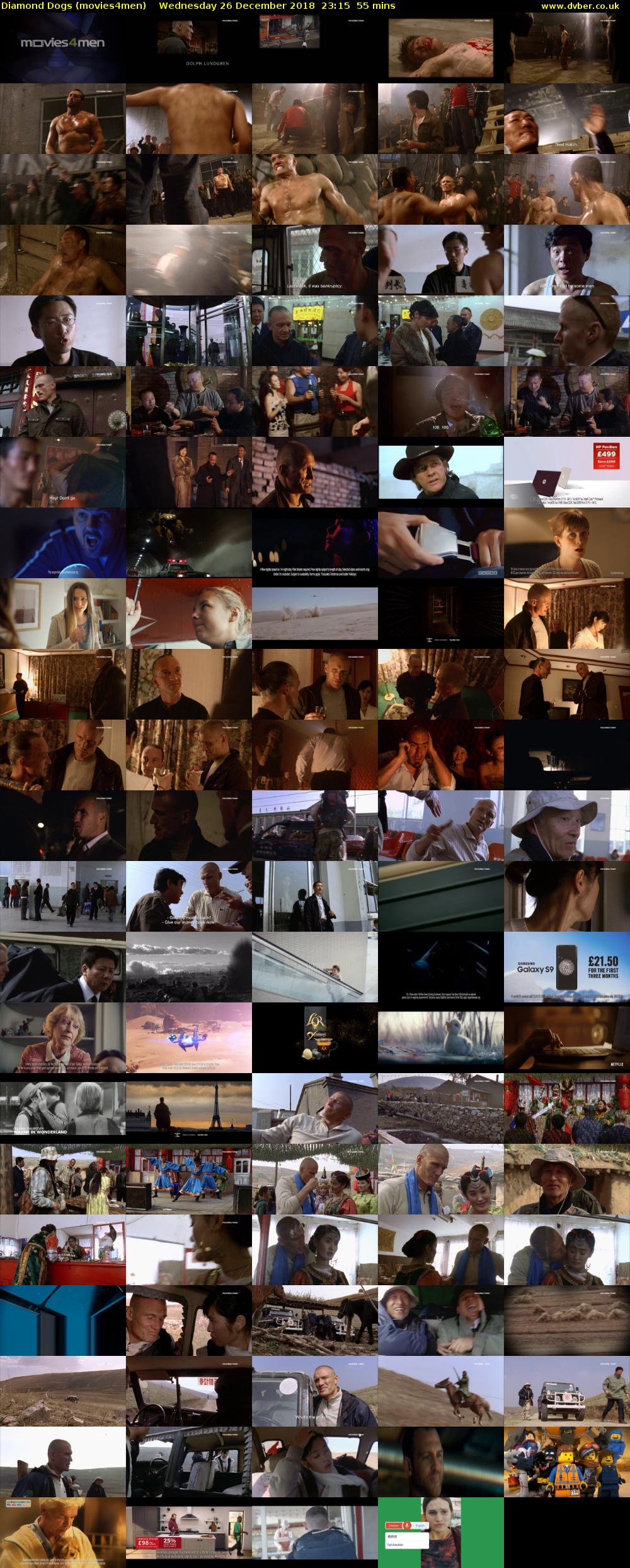 Diamond Dogs (movies4men) Wednesday 26 December 2018 23:15 - 00:10