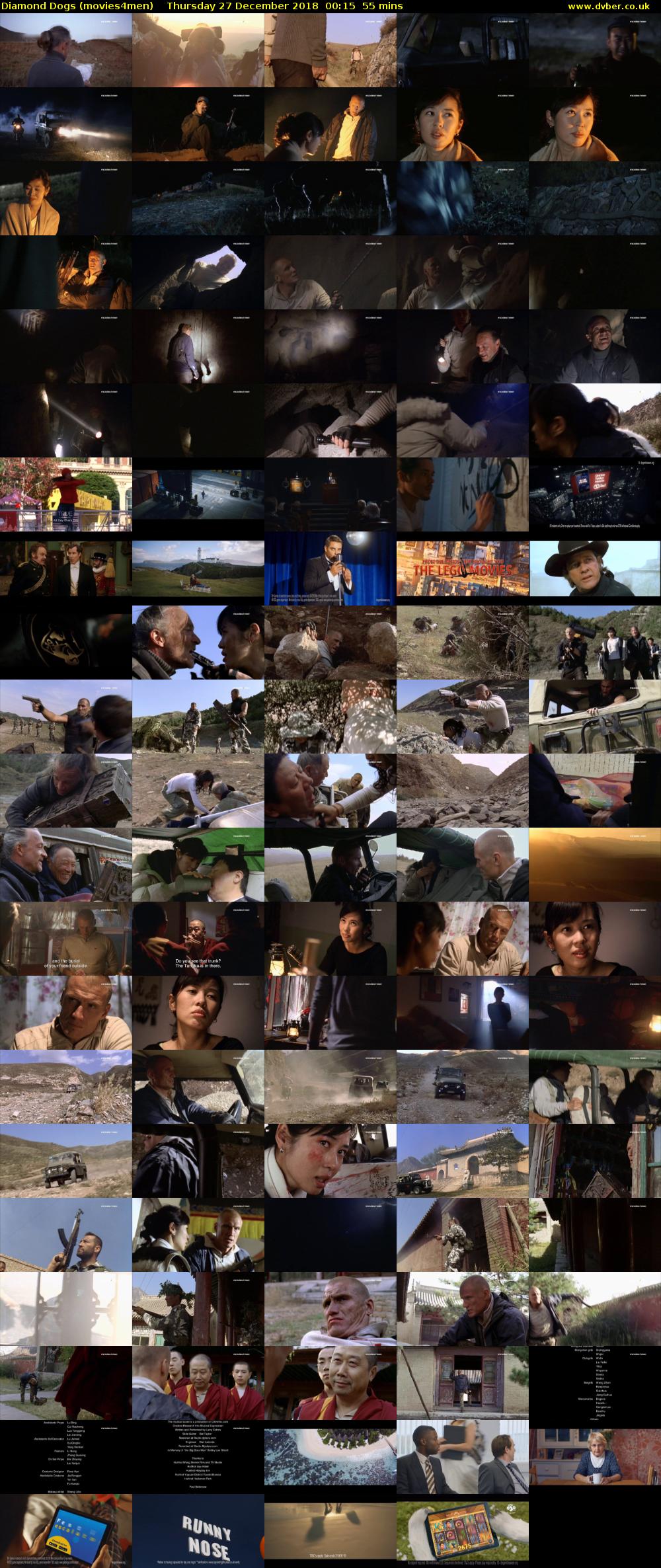 Diamond Dogs (movies4men) Thursday 27 December 2018 00:15 - 01:10