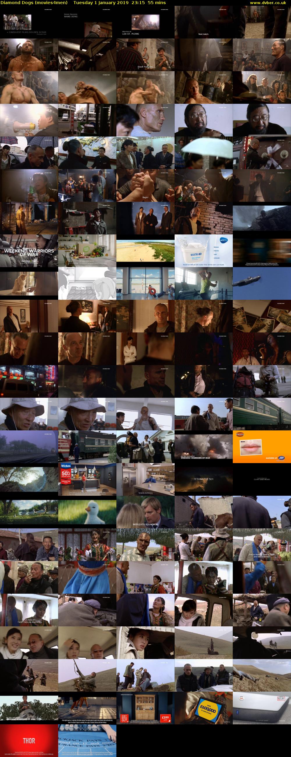 Diamond Dogs (movies4men) Tuesday 1 January 2019 23:15 - 00:10