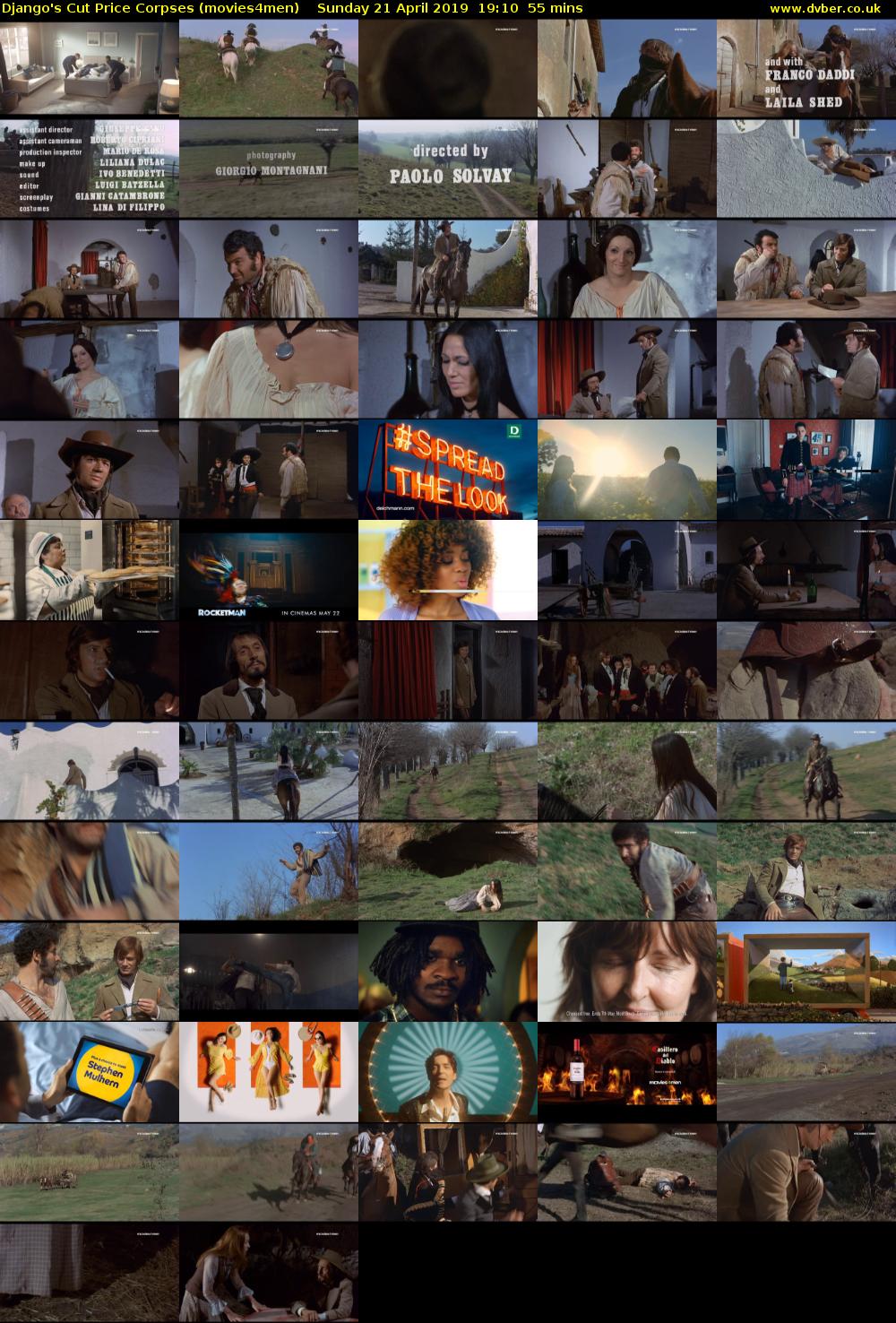 Django's Cut Price Corpses (movies4men) Sunday 21 April 2019 19:10 - 20:05
