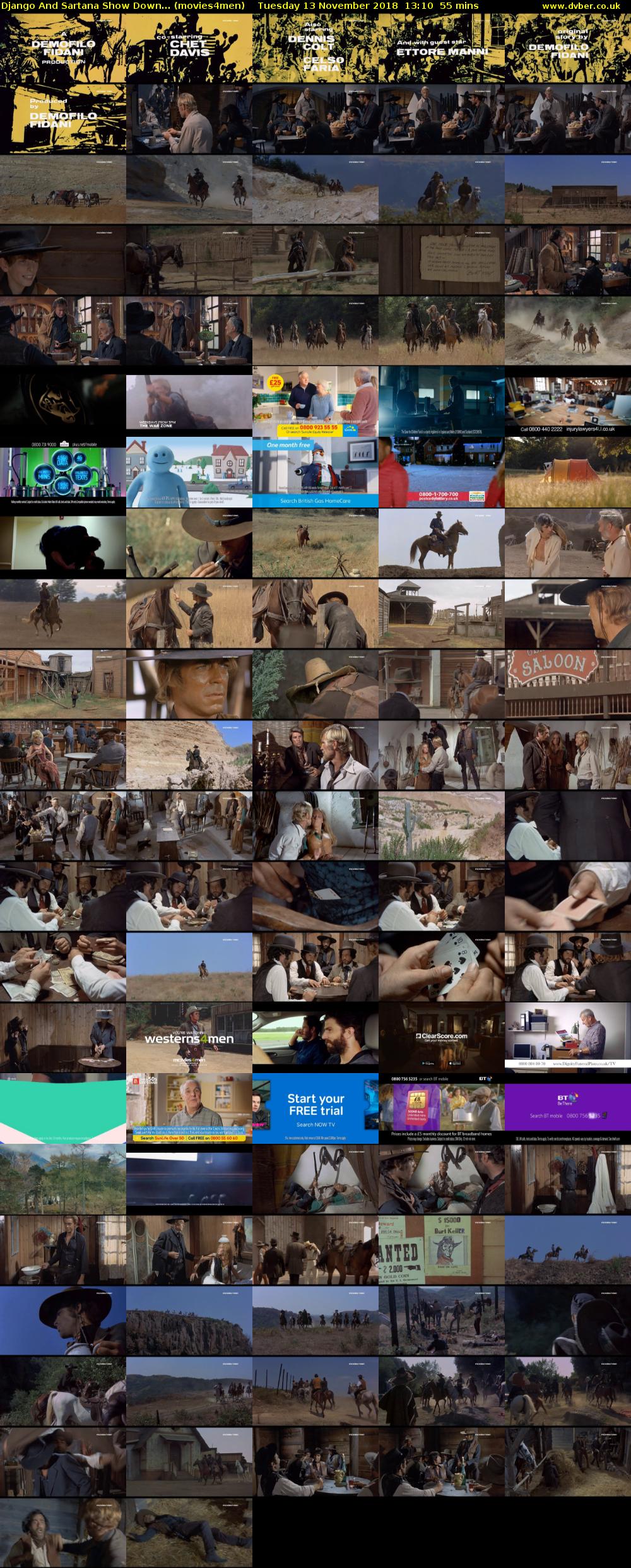 Django And Sartana Show Down... (movies4men) Tuesday 13 November 2018 13:10 - 14:05