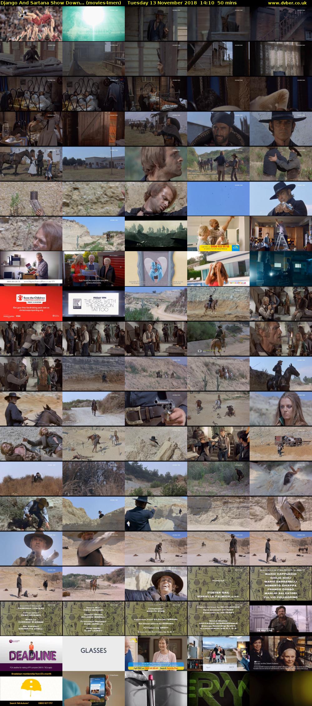 Django And Sartana Show Down... (movies4men) Tuesday 13 November 2018 14:10 - 15:00