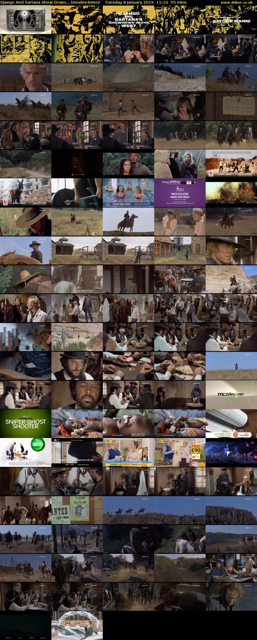 Django And Sartana Show Down... (movies4men) Tuesday 8 January 2019 11:10 - 12:05