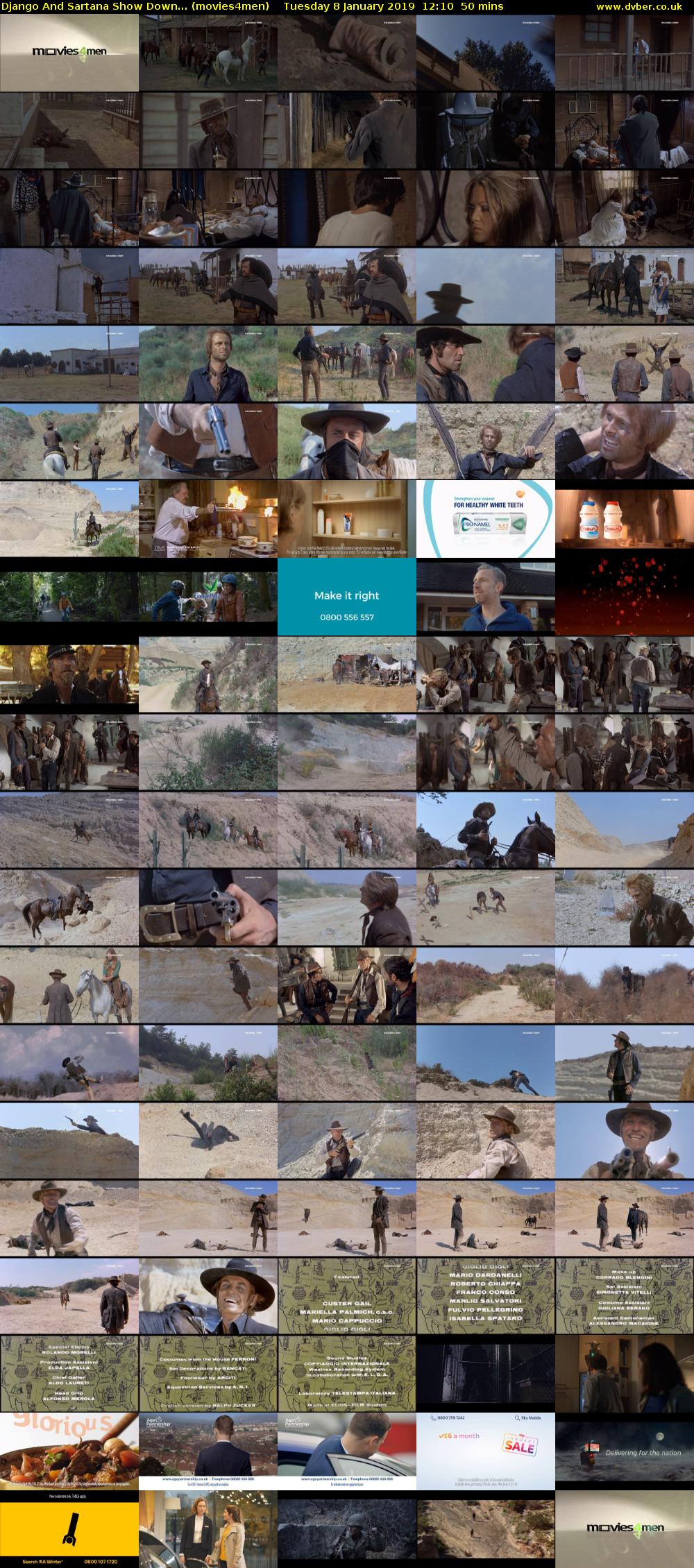Django And Sartana Show Down... (movies4men) Tuesday 8 January 2019 12:10 - 13:00