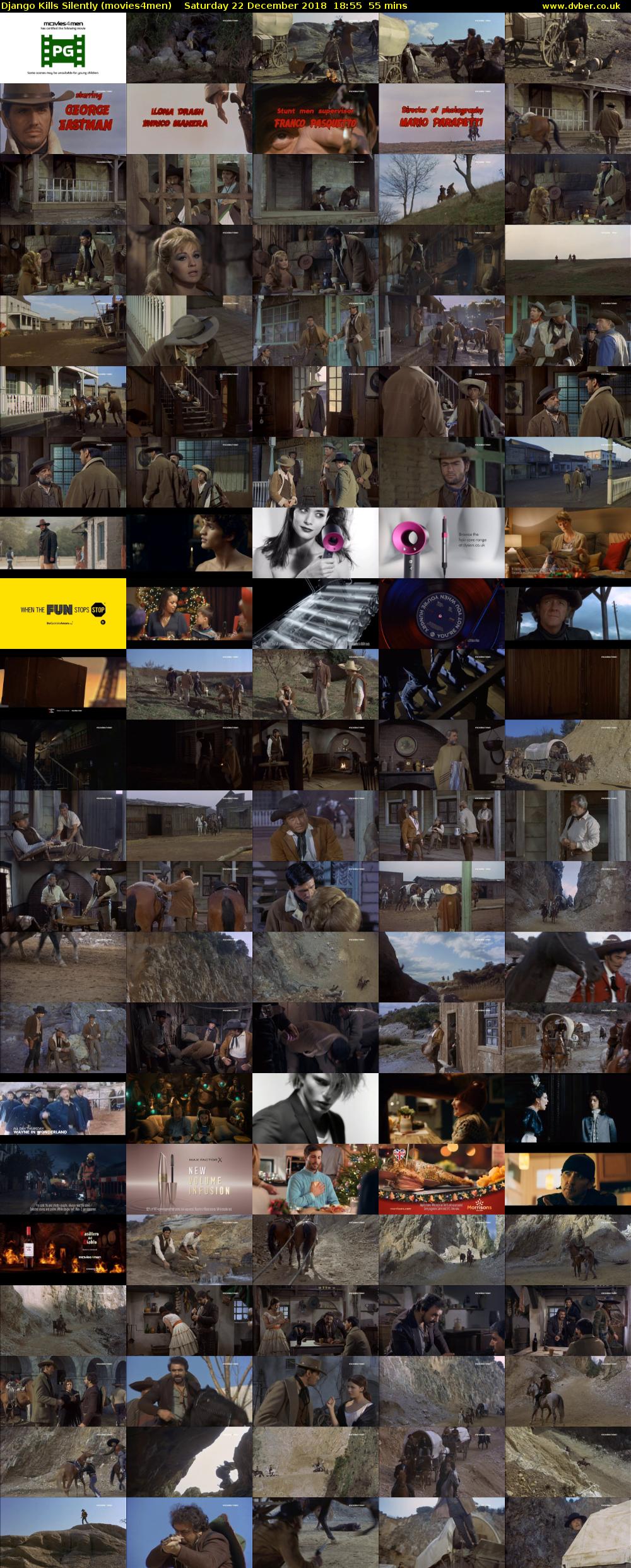 Django Kills Silently (movies4men) Saturday 22 December 2018 18:55 - 19:50