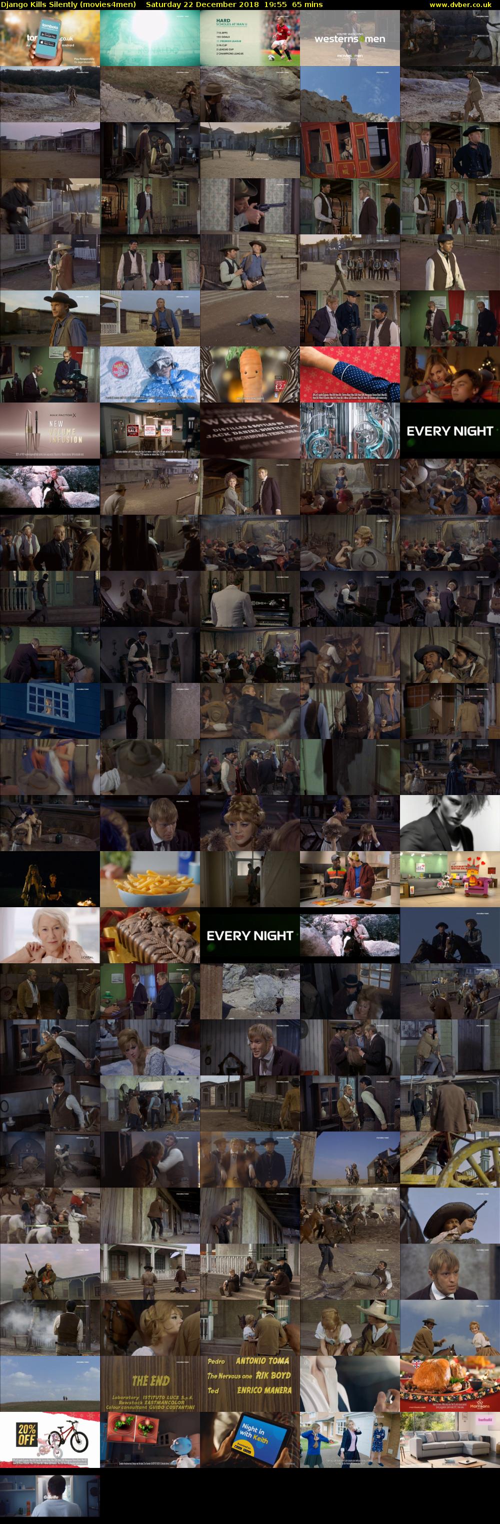 Django Kills Silently (movies4men) Saturday 22 December 2018 19:55 - 21:00