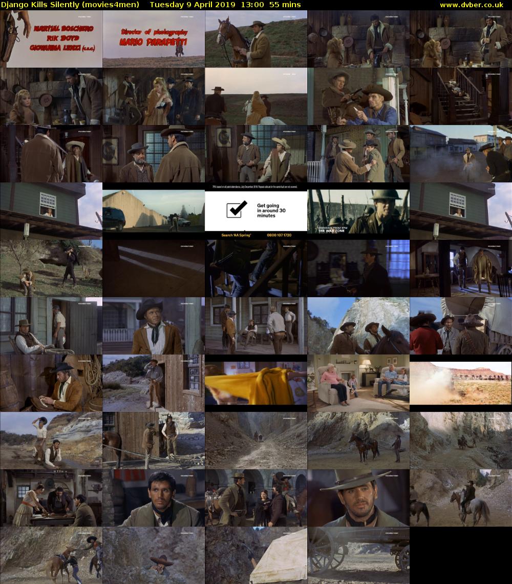 Django Kills Silently (movies4men) Tuesday 9 April 2019 13:00 - 13:55