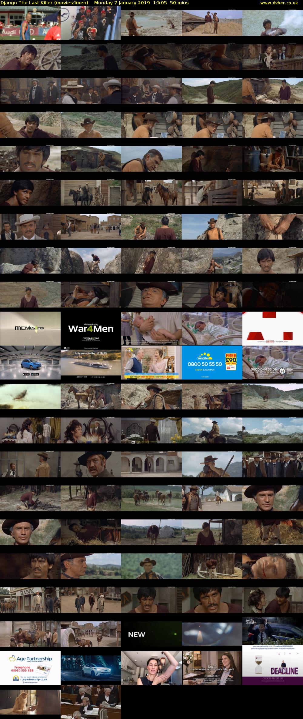 Django The Last Killer (movies4men) Monday 7 January 2019 14:05 - 14:55