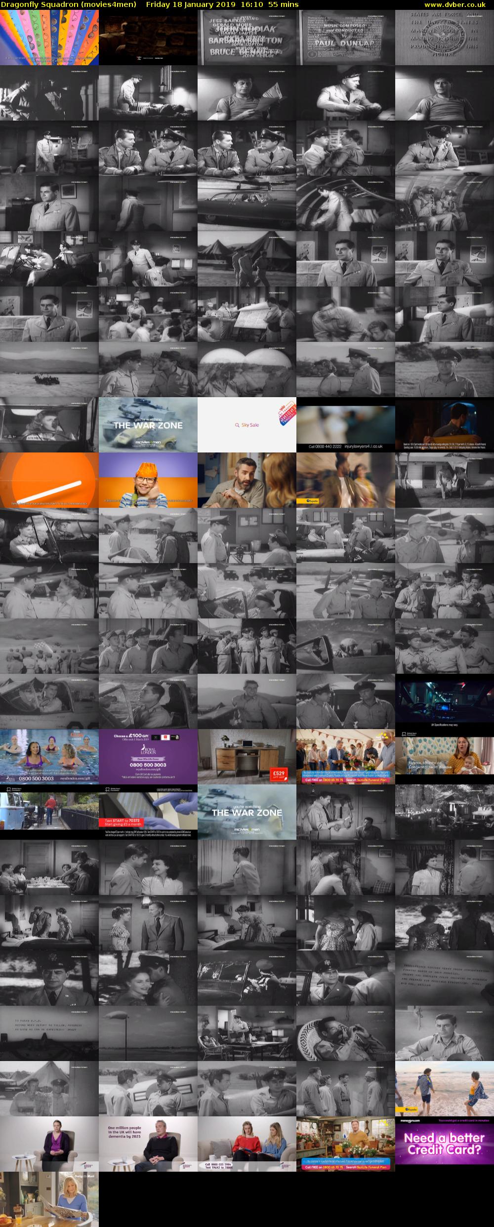 Dragonfly Squadron (movies4men) Friday 18 January 2019 16:10 - 17:05