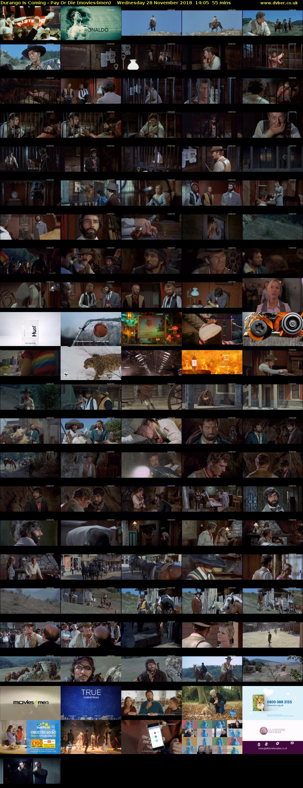 Durango Is Coming - Pay Or Die (movies4men) Wednesday 28 November 2018 14:05 - 15:00